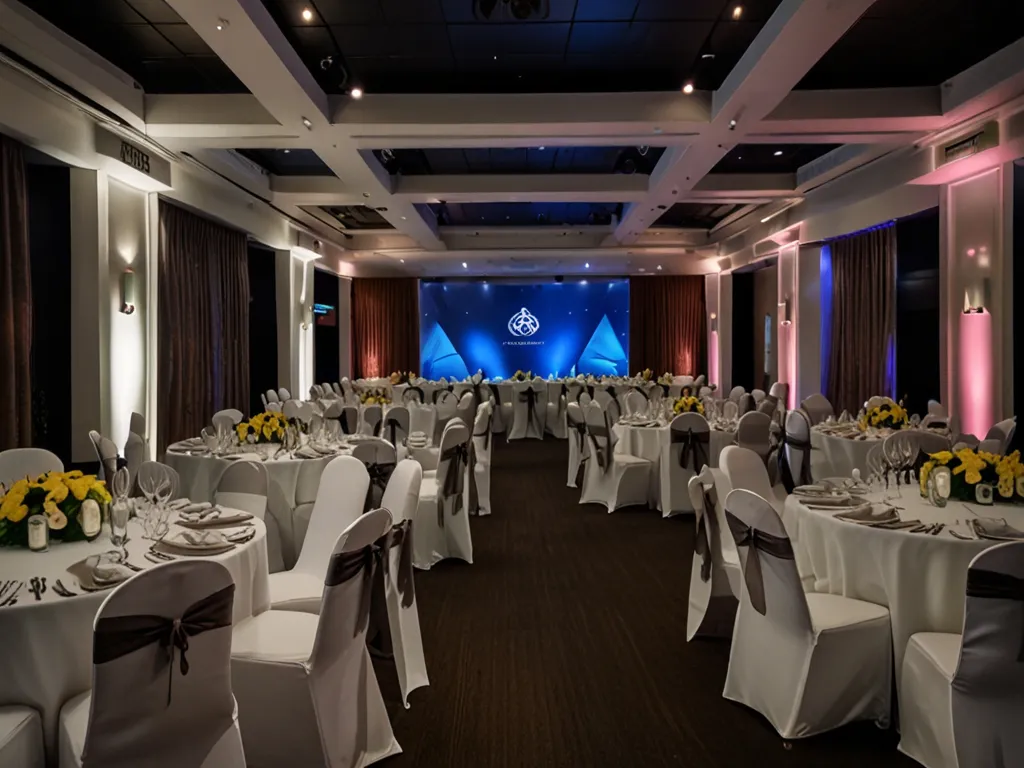 Corporate event with premium decor