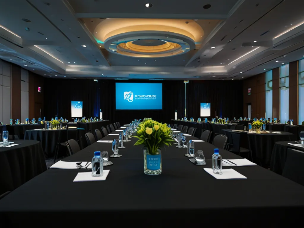 Corporate conference setup